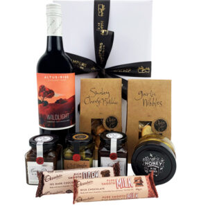 Sweet & Savoury Gift Box With Wine