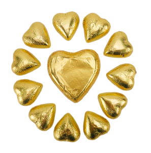 12 Chocolate Hearts