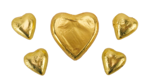 5 Chocolate Hearts