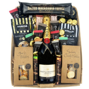 Moet, Nibbles & Crunch Celebration Basket